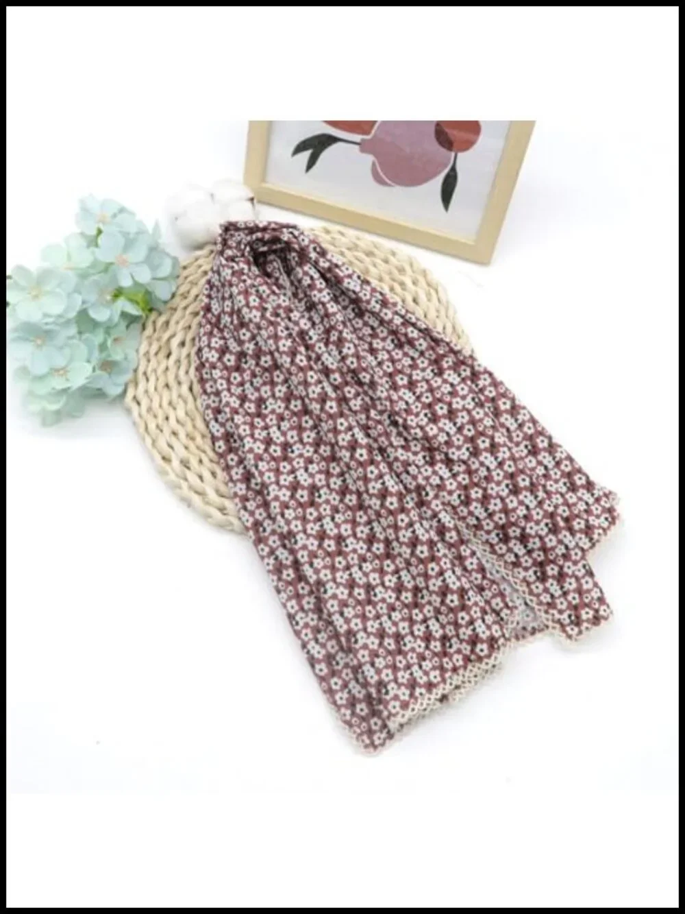 Large 100% Cotton Bandana Square Scarf for Women Hair Neck Head Wrap